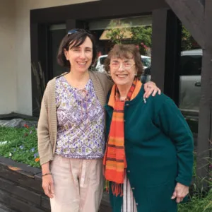 Katherine Twaddle and her mom