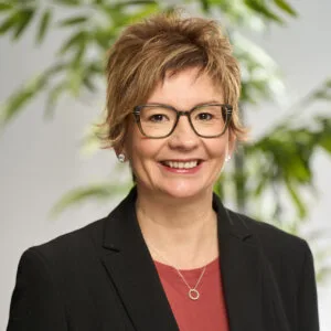 A headshot of Christine Jefferies smiling