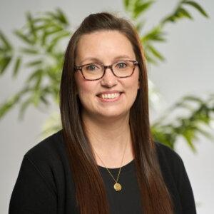 A headshot of Jessica Harper smiling